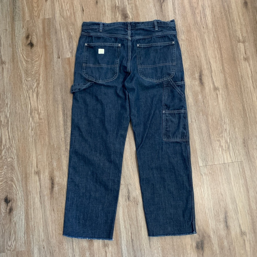 Lee x H&M carpenter denim workwear jeans in dark wash - size 32x26